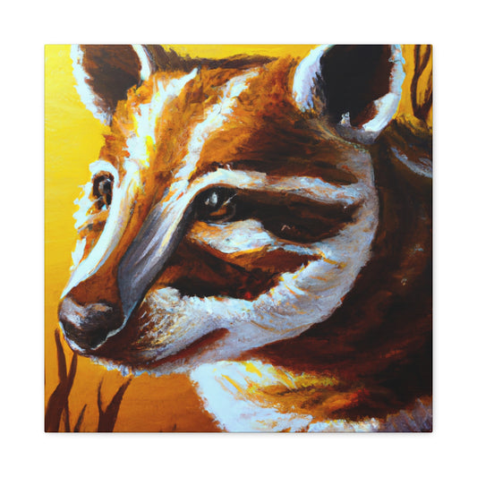 Tasmanian Tiger Portrait - Canvas