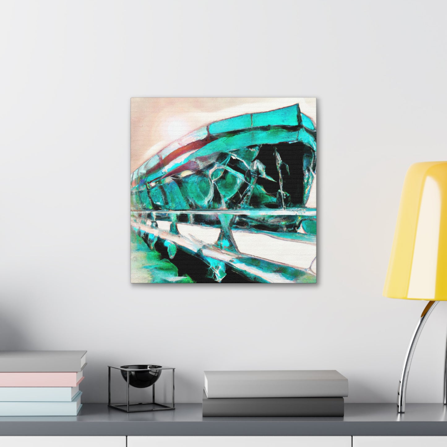 "Pontoon Journey Home" - Canvas