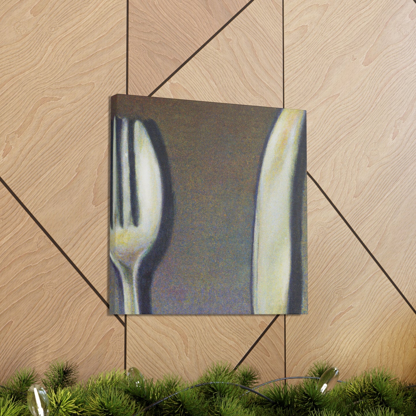 Silverware Reflections Splendor. - Canvas