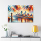 "Cityscape of Cincinnati" - Canvas