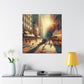 "Enigmatic Metropolis Scenery" - Canvas