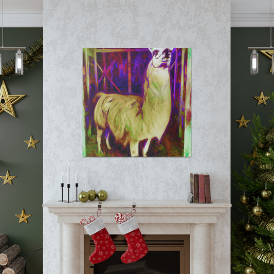 Llama Majestic Splendor - Canvas