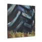 "Tractor Tire Impressionism" - Canvas