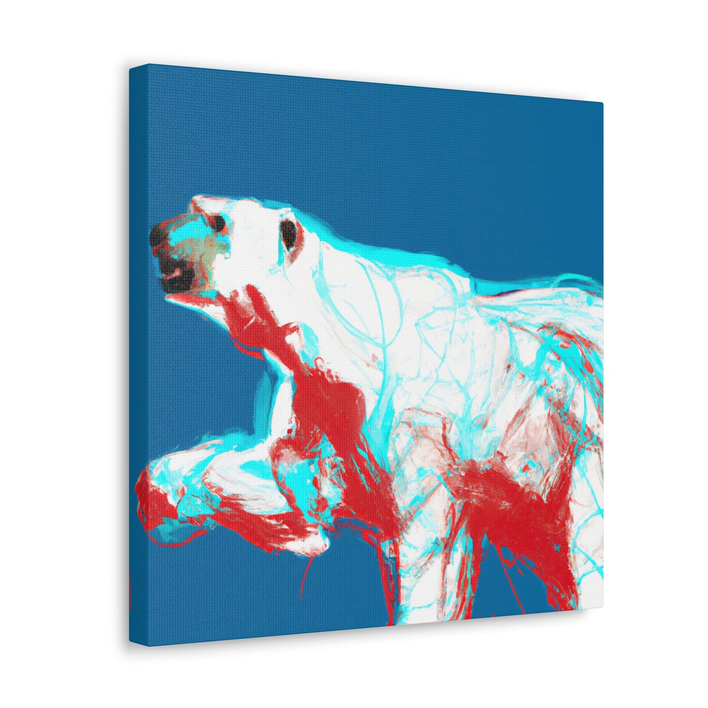 Polar Bear Minimalism - Canvas