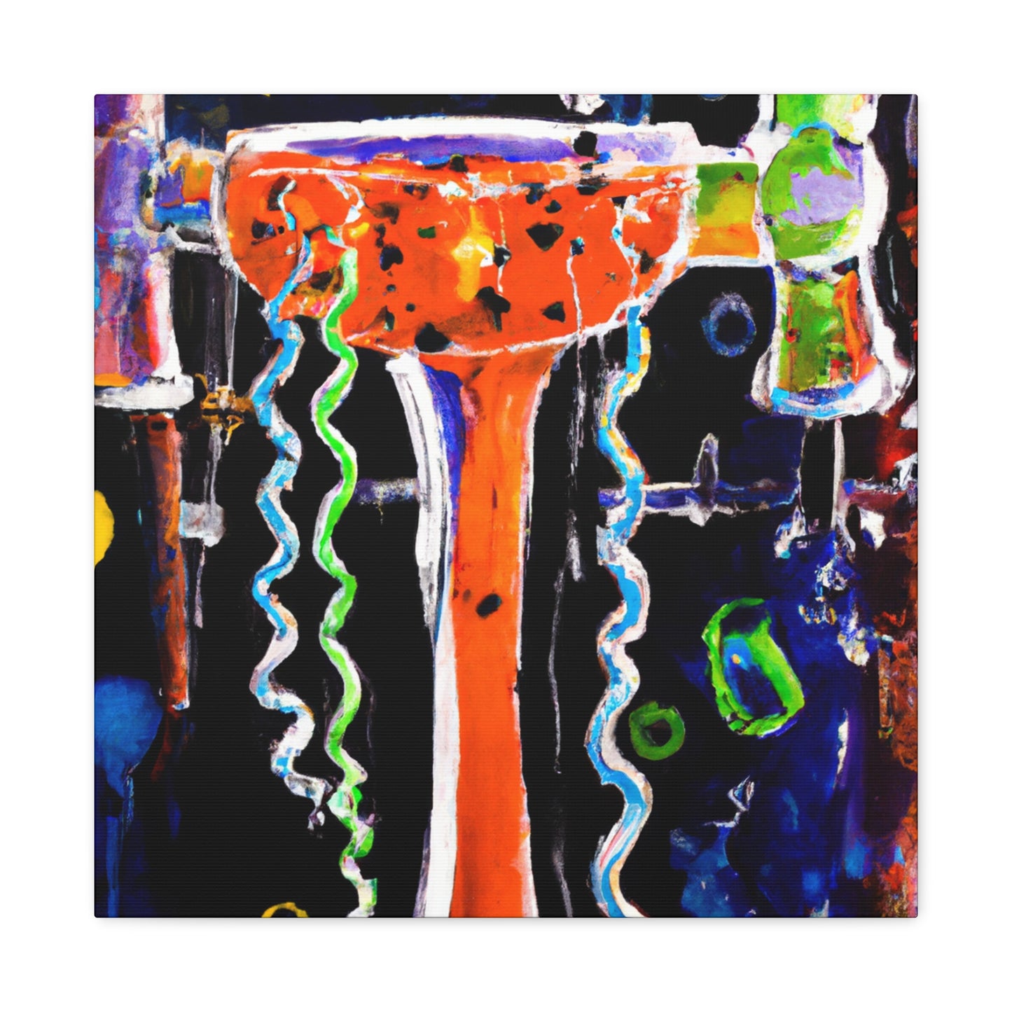 "Bar Tap Mural Art" - Canvas