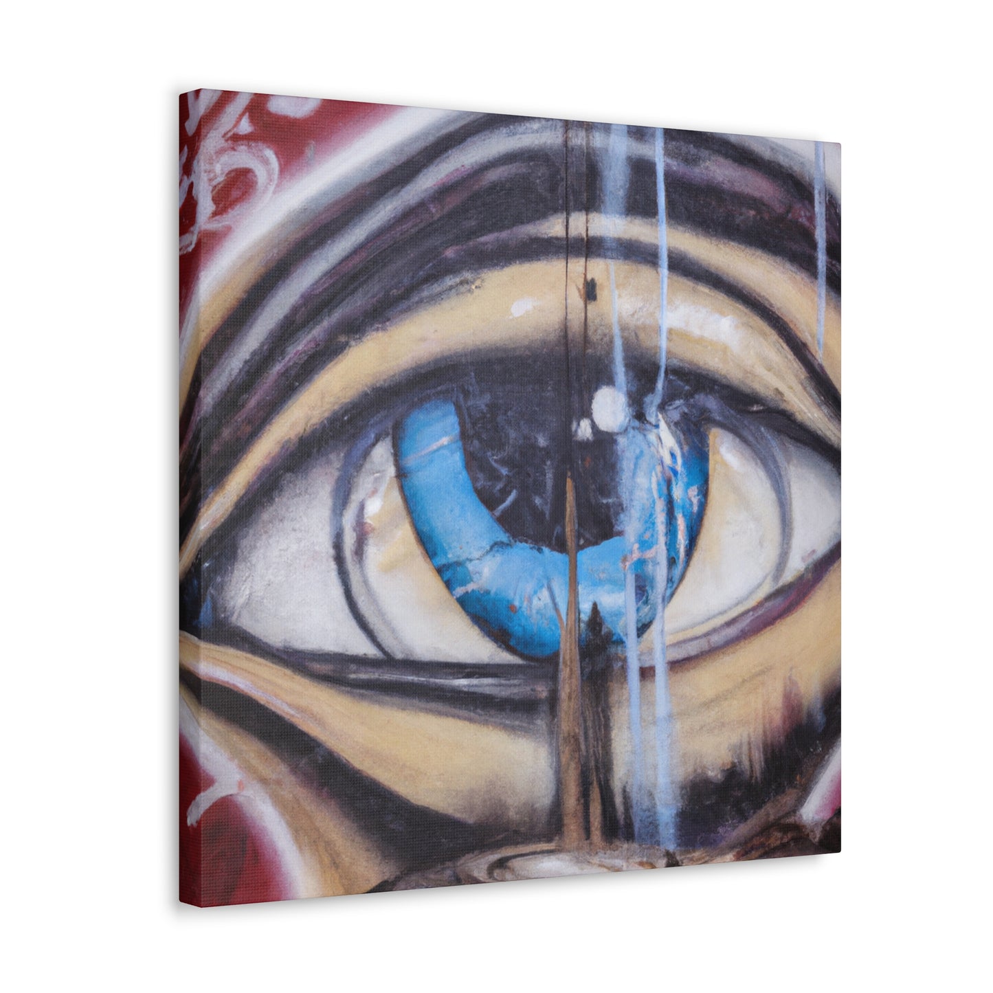 "Rustic Urban Mosaic" - Canvas