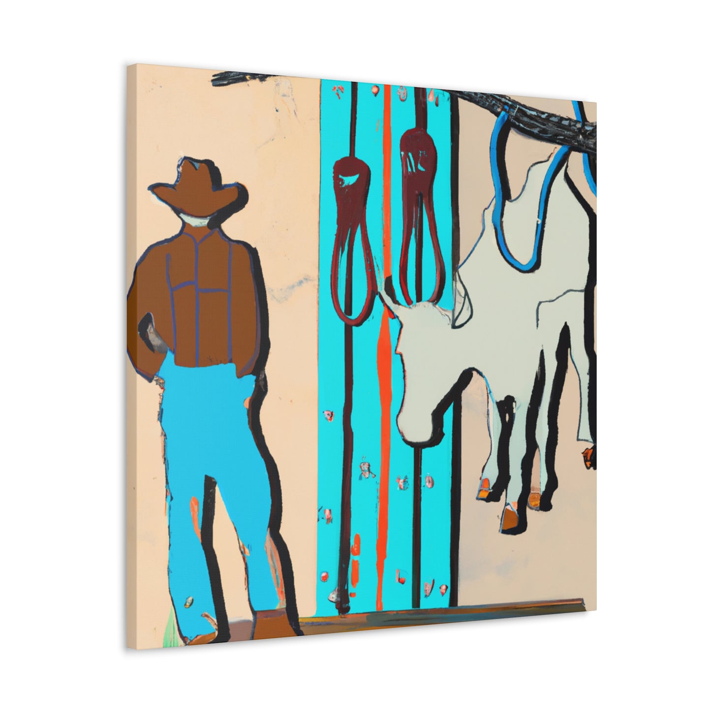 Hitching Post Majesty - Canvas