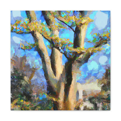 Beech Tree Reflection. - Canvas