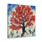 "Oak Tree Impressionism. - Canvas