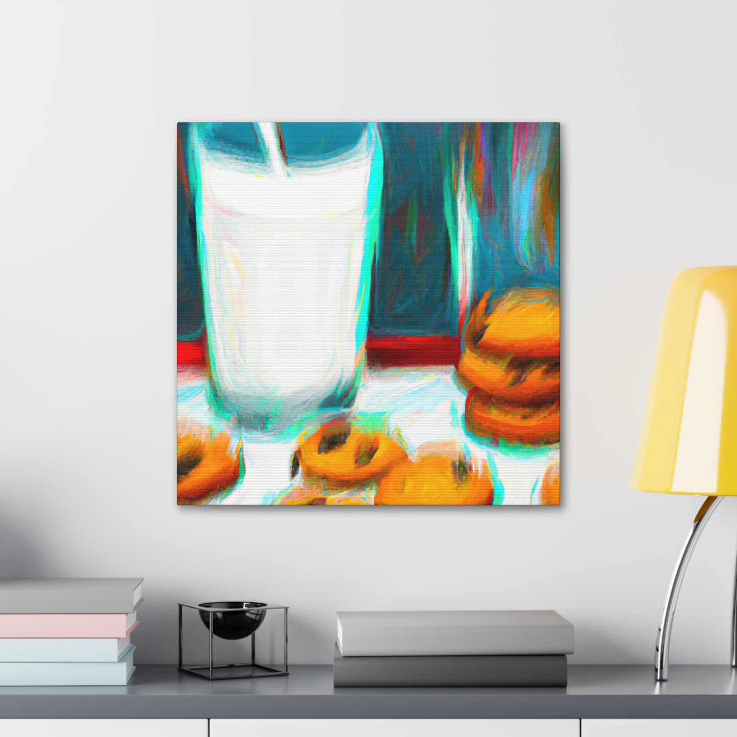 Milk and Cookie Treat - Canvas