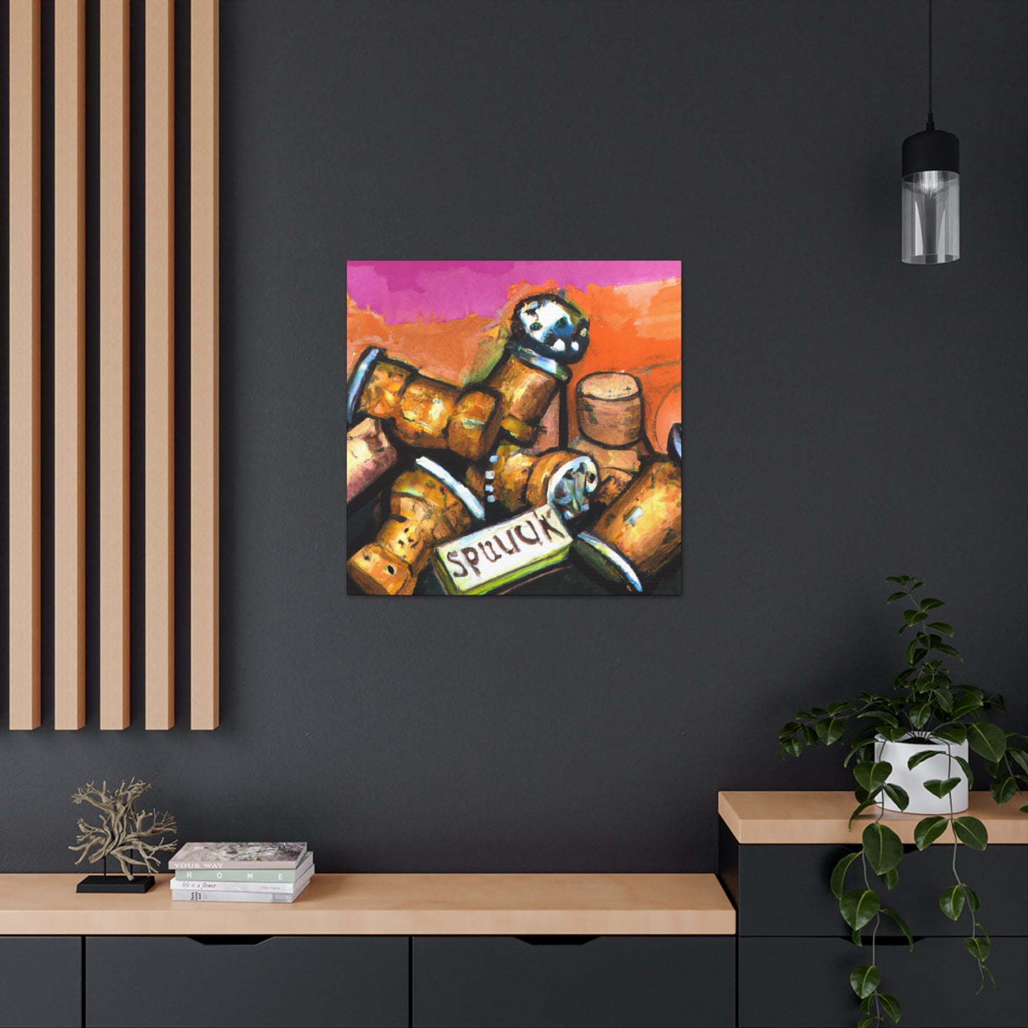 "Corking Steampunk Bruiser" - Canvas