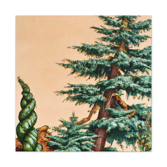 "Fir Tree in Bloom" - Canvas