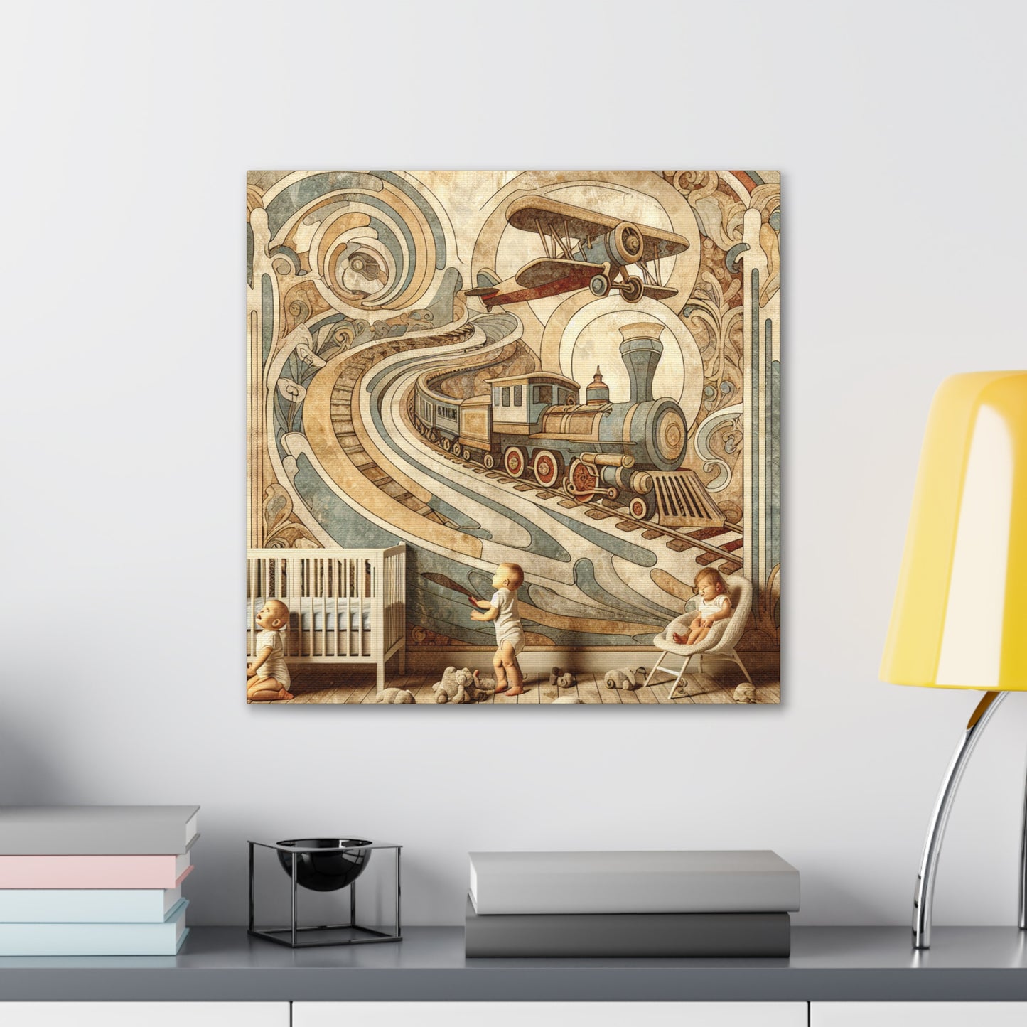 Whimsical Journeys of Motion - Canvas