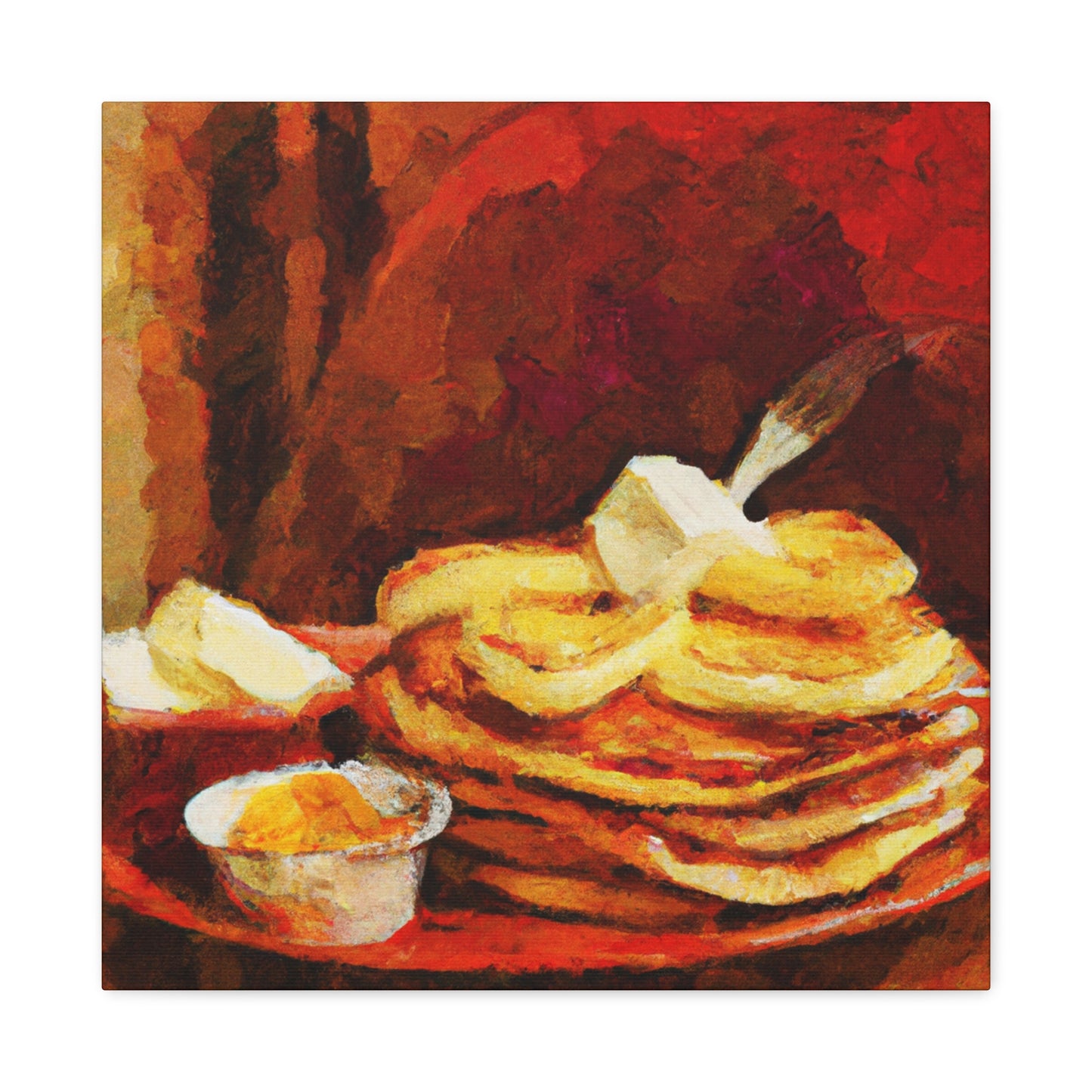 "Pancakes in Impressionism" - Canvas