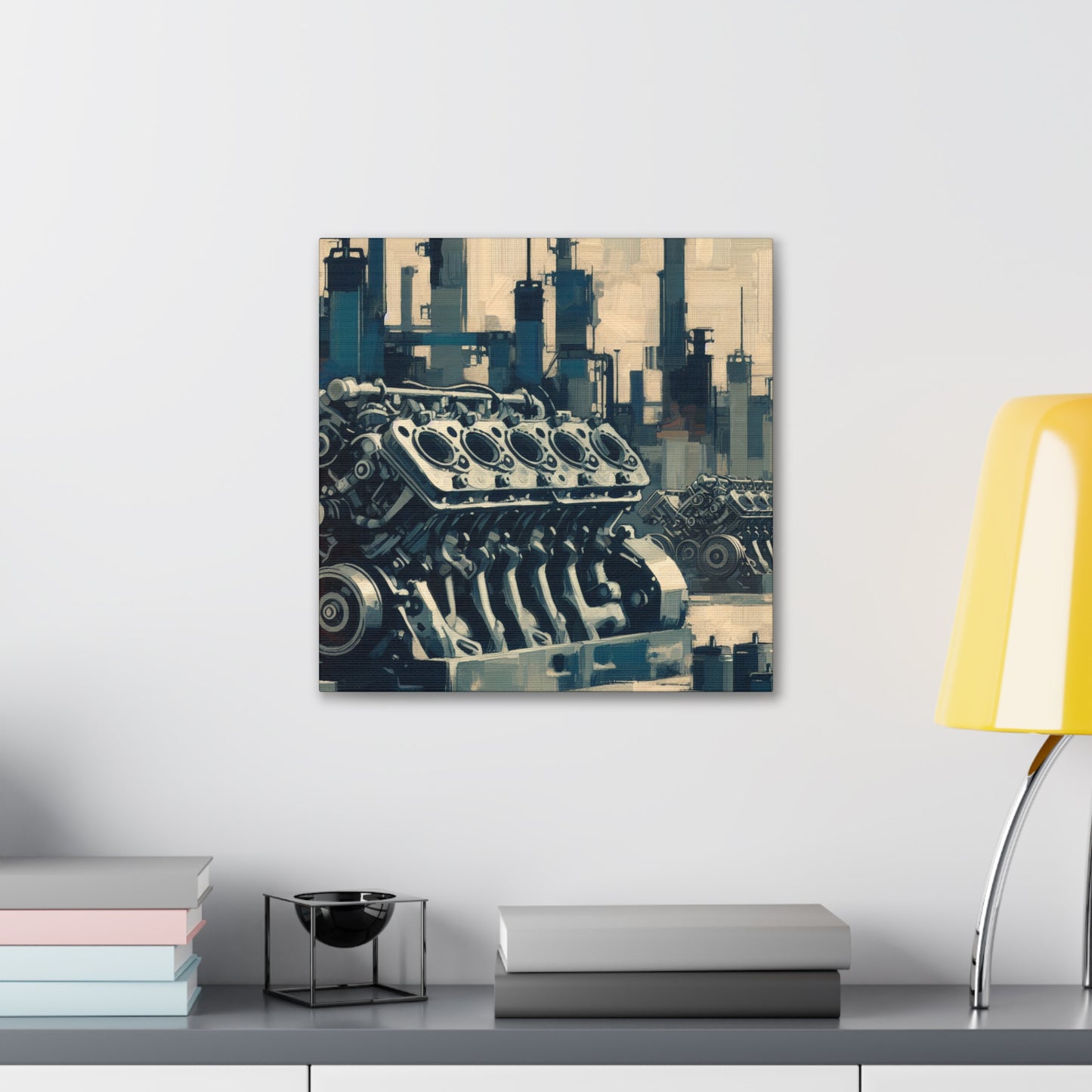 "Mechanical Symphony Unleashed" - Canvas