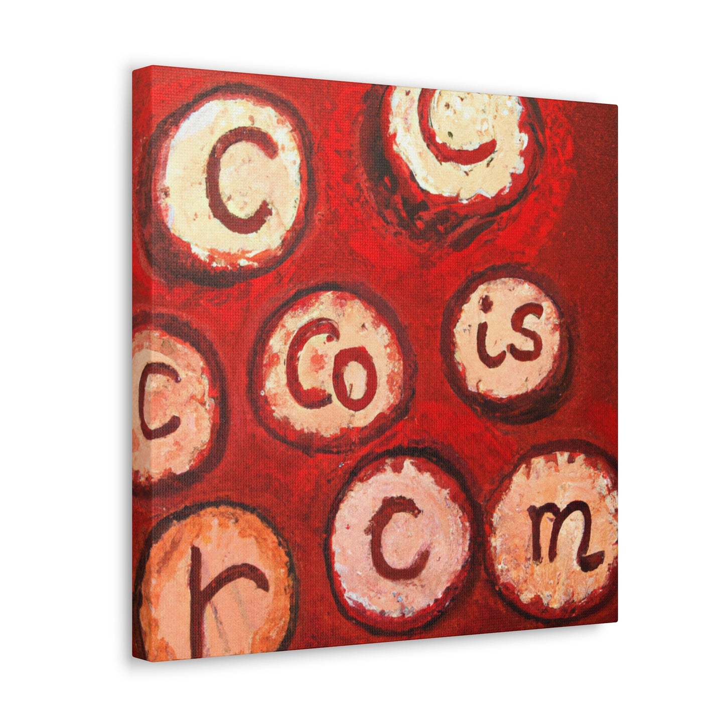 "Corked Wine Pattern" - Canvas