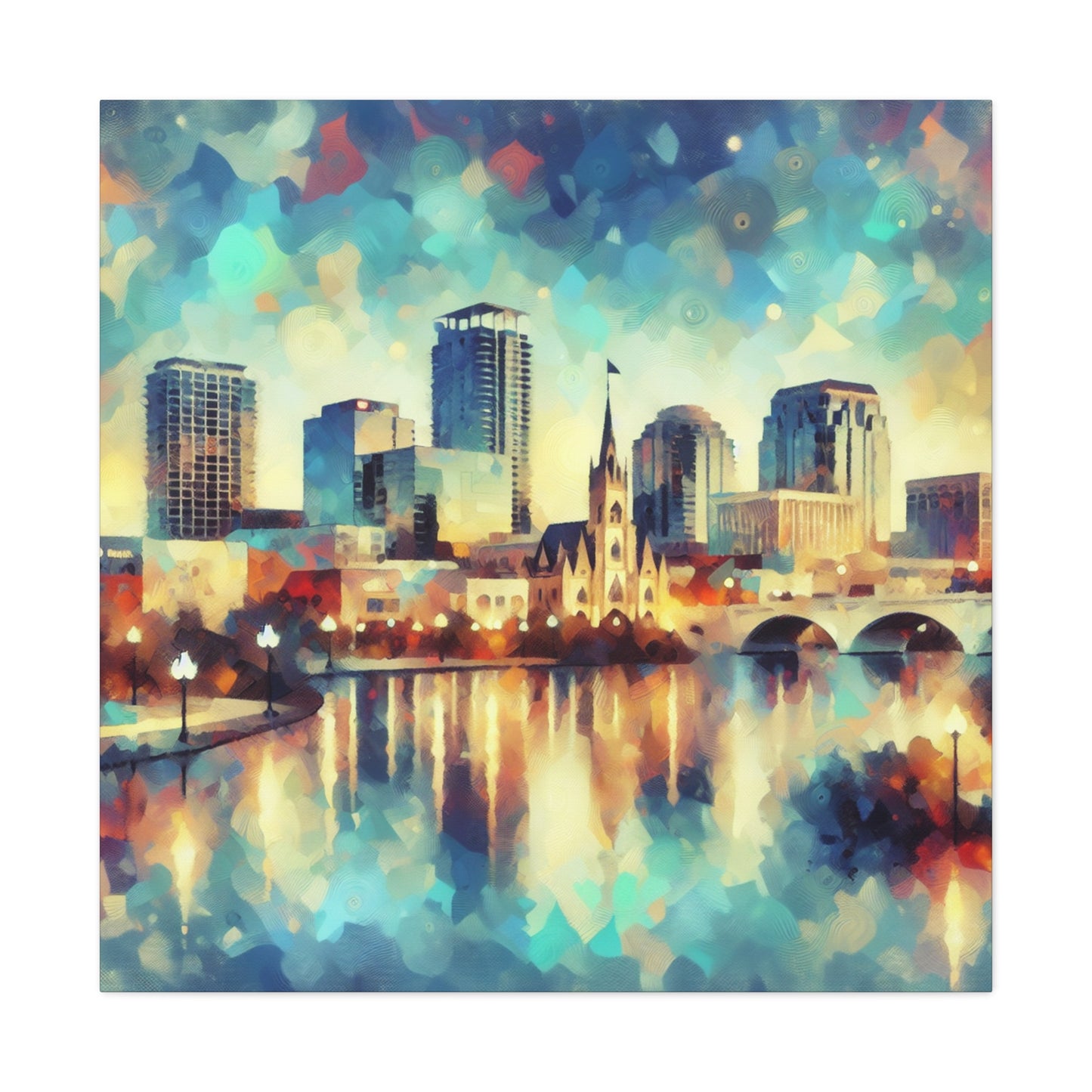 "Vibrant Orlando Tales" - Canvas