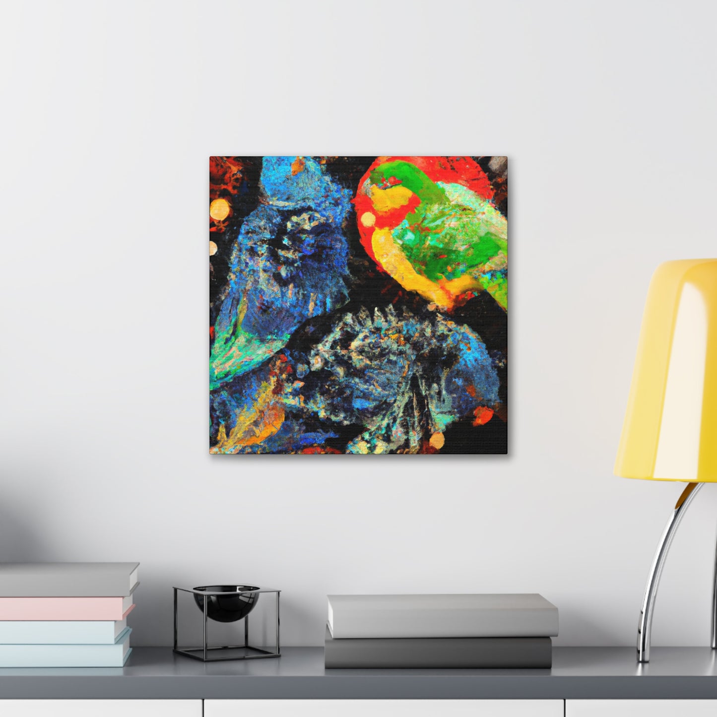 "Pionus at Dusk" - Canvas