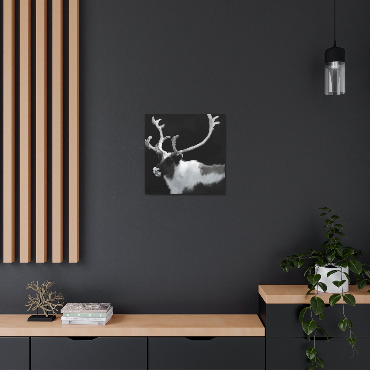 Reindeer in Realism - Canvas