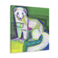 Ferret in Art Deco - Canvas