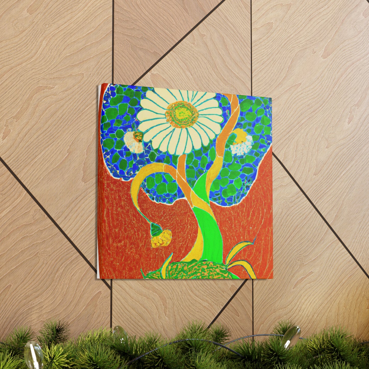 Daisy in Art Nouveau - Canvas