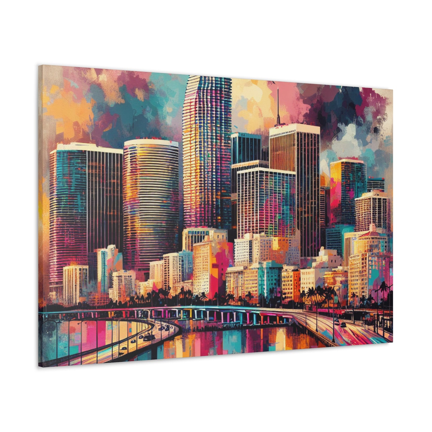 Magic City Vivid Expression - Canvas