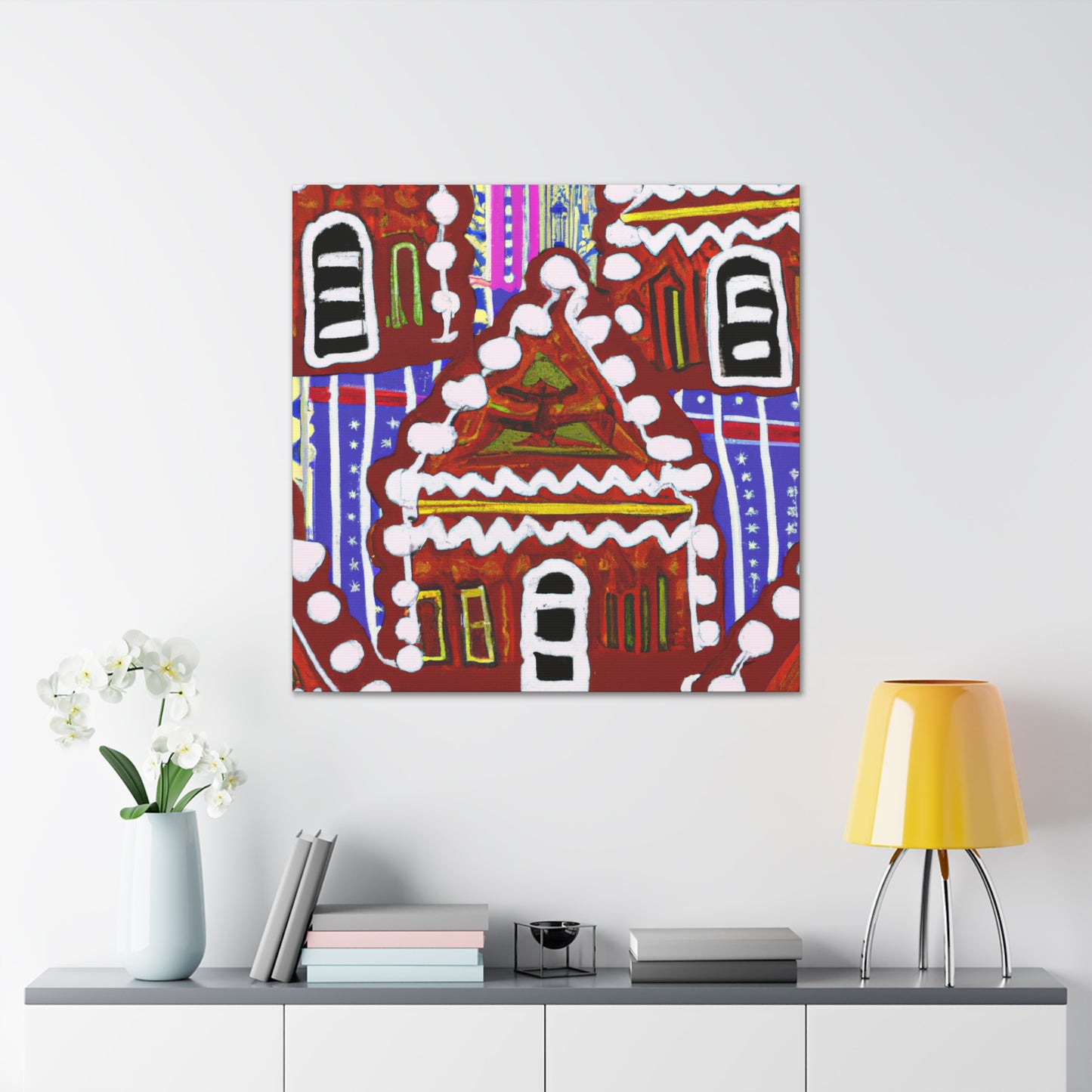 Gingerbread Pop Palace - Canvas