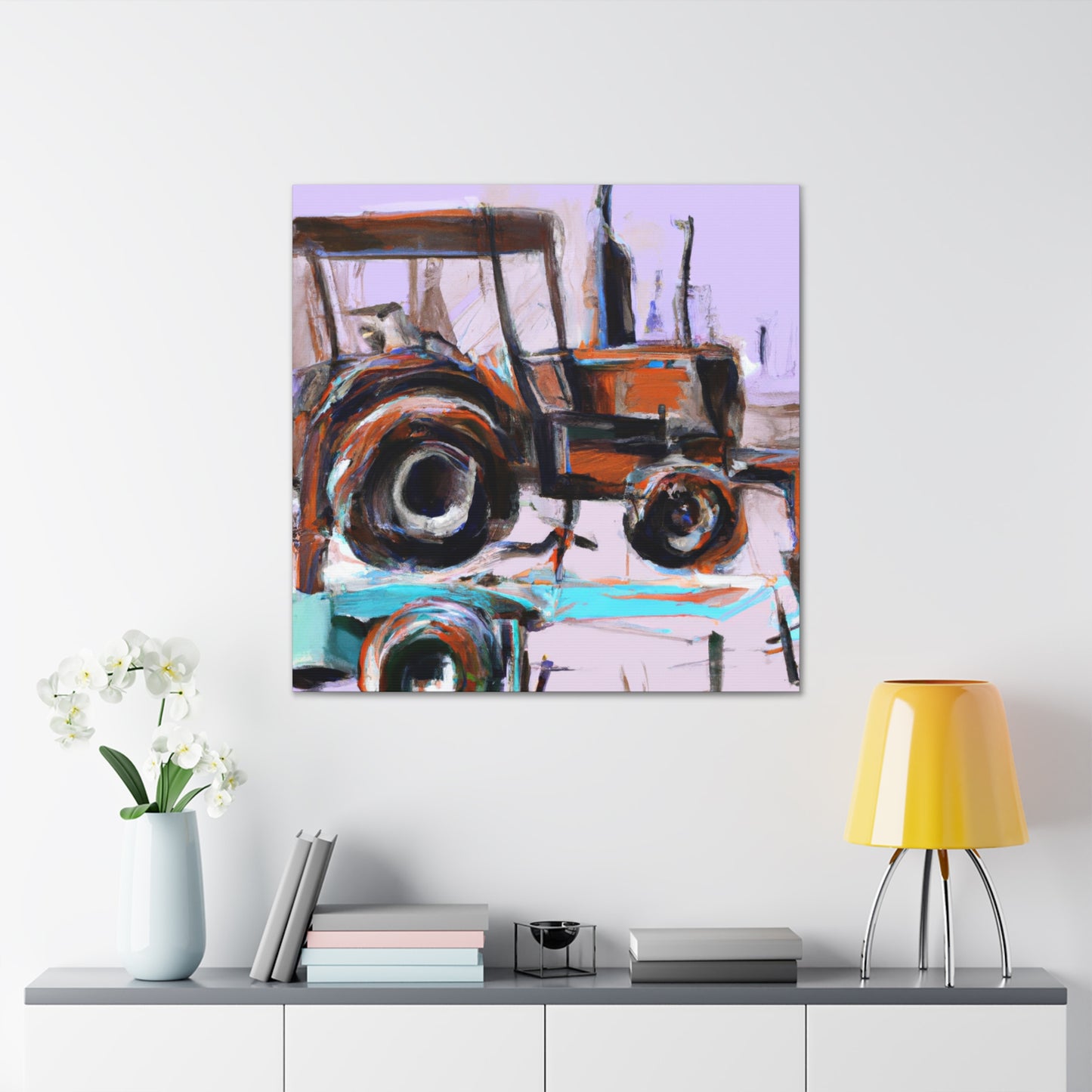 "Tractor of Abstraction" - Canvas