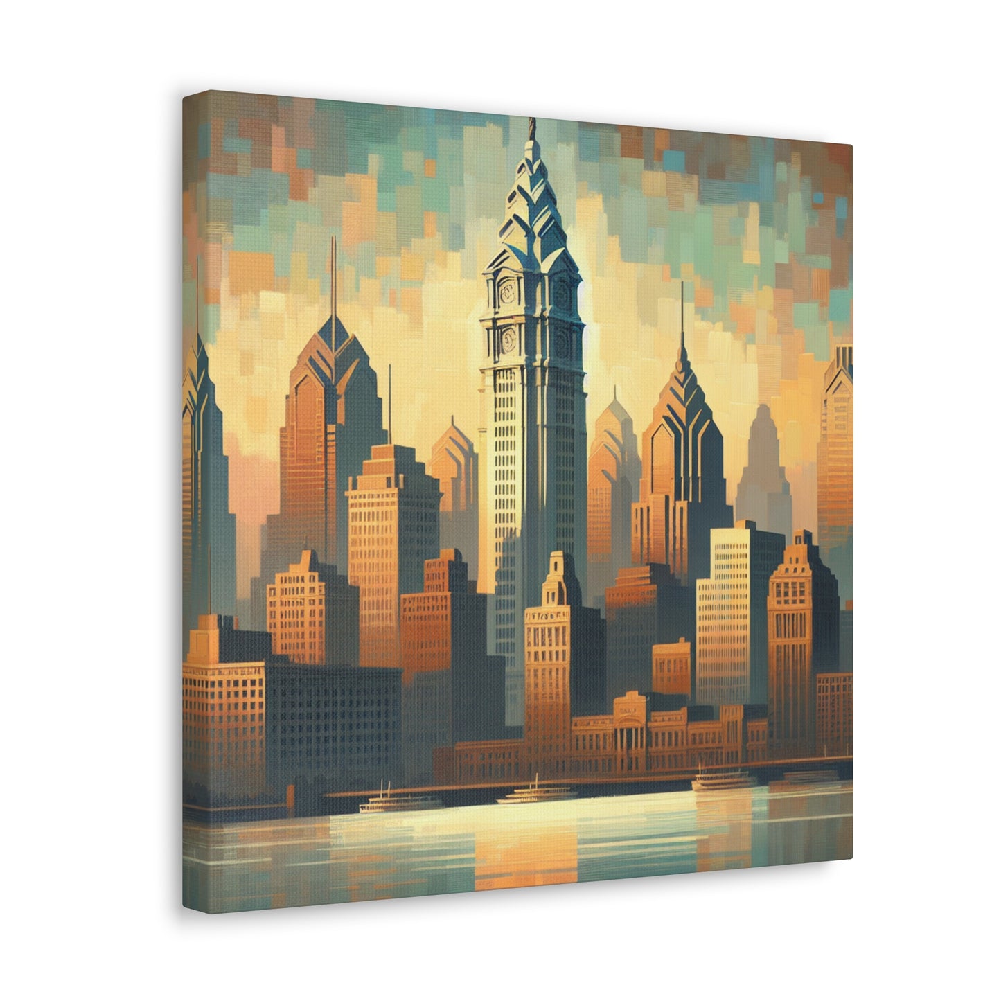 "City of Brotherly Brushstrokes" - Canvas