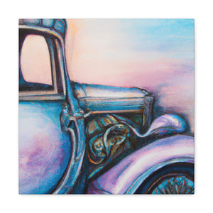 "Driving the Motor Car" - Canvas