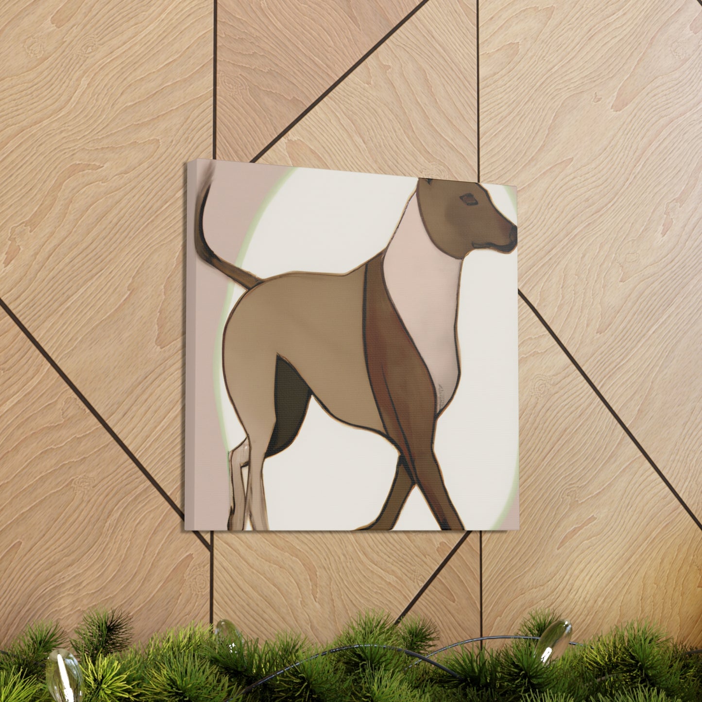 Dingo in Art Nouveau - Canvas