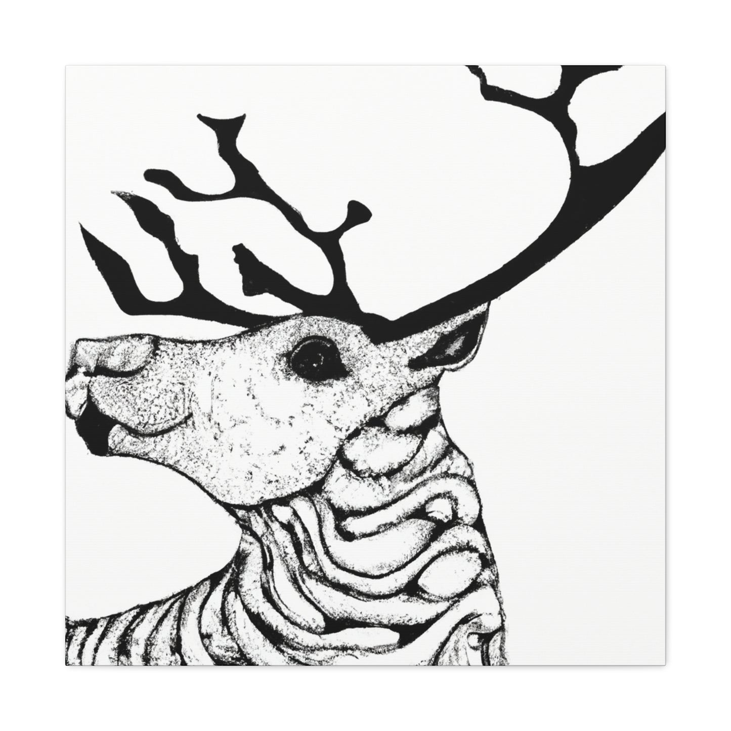 Reindeer in Dreamscape - Canvas