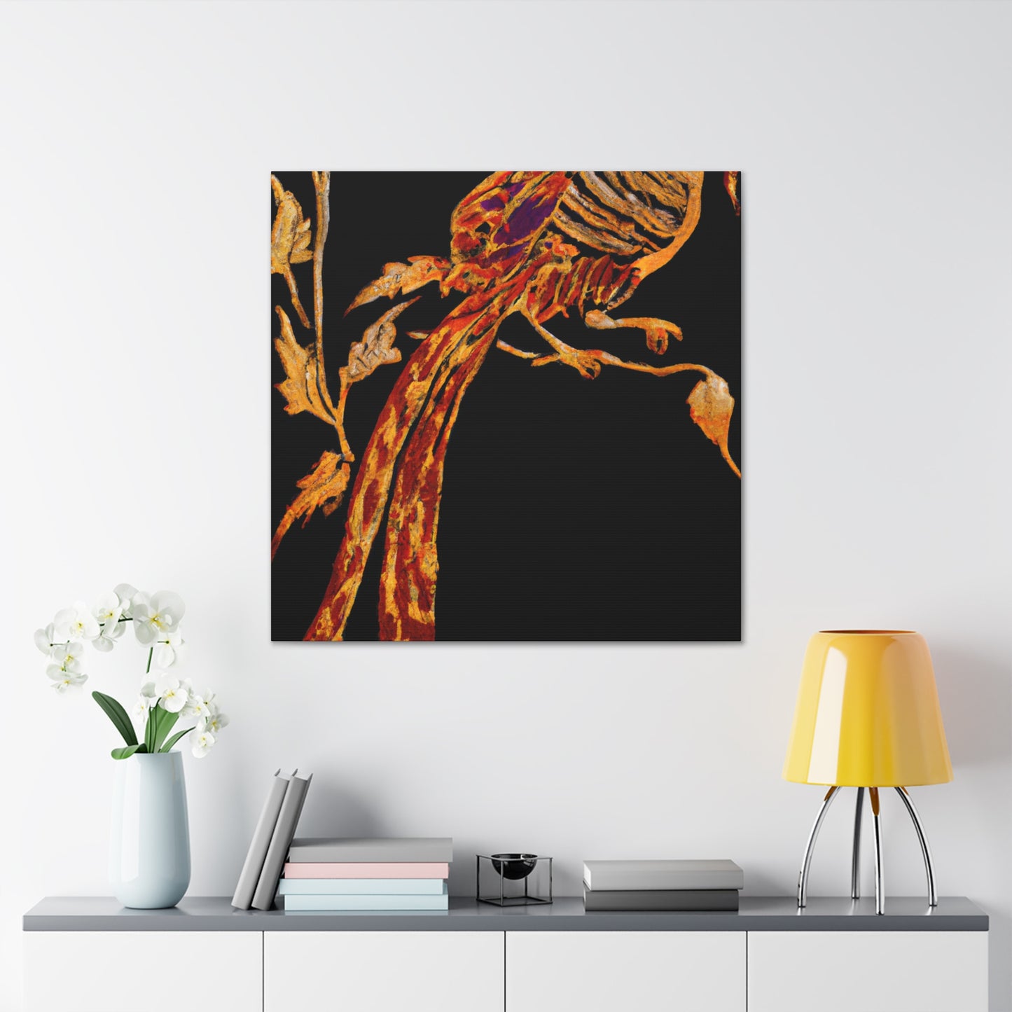 Golden Pheasant Splendor - Canvas