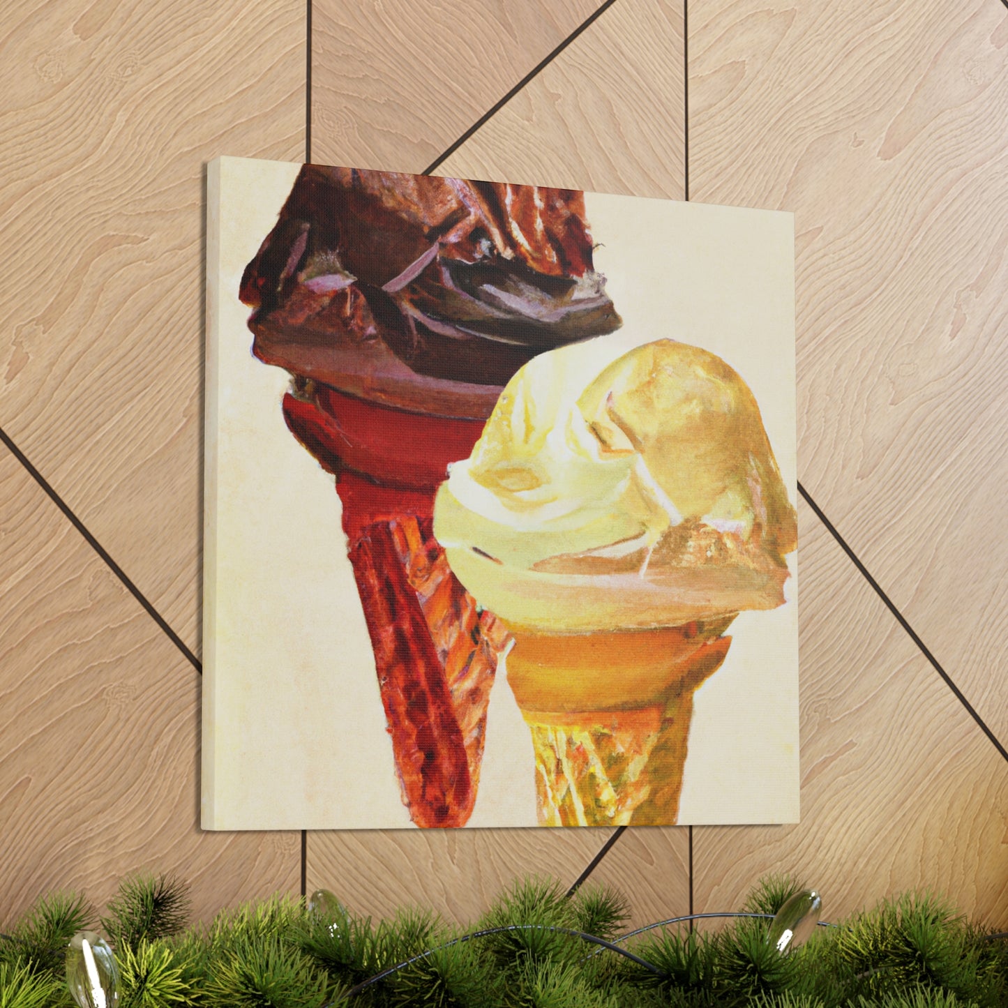 "Cone of Sweet Neoclassicism" - Canvas