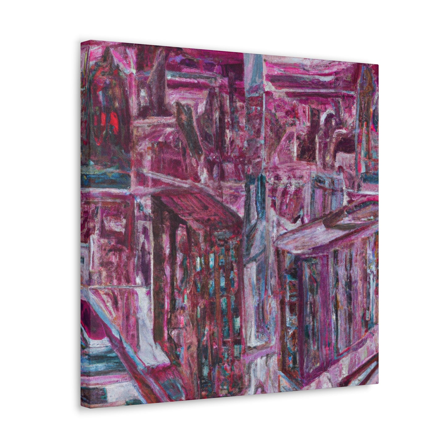 "Renaissance Street Fresco" - Canvas