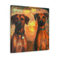 "Ridgeback in Surrealism" - Canvas