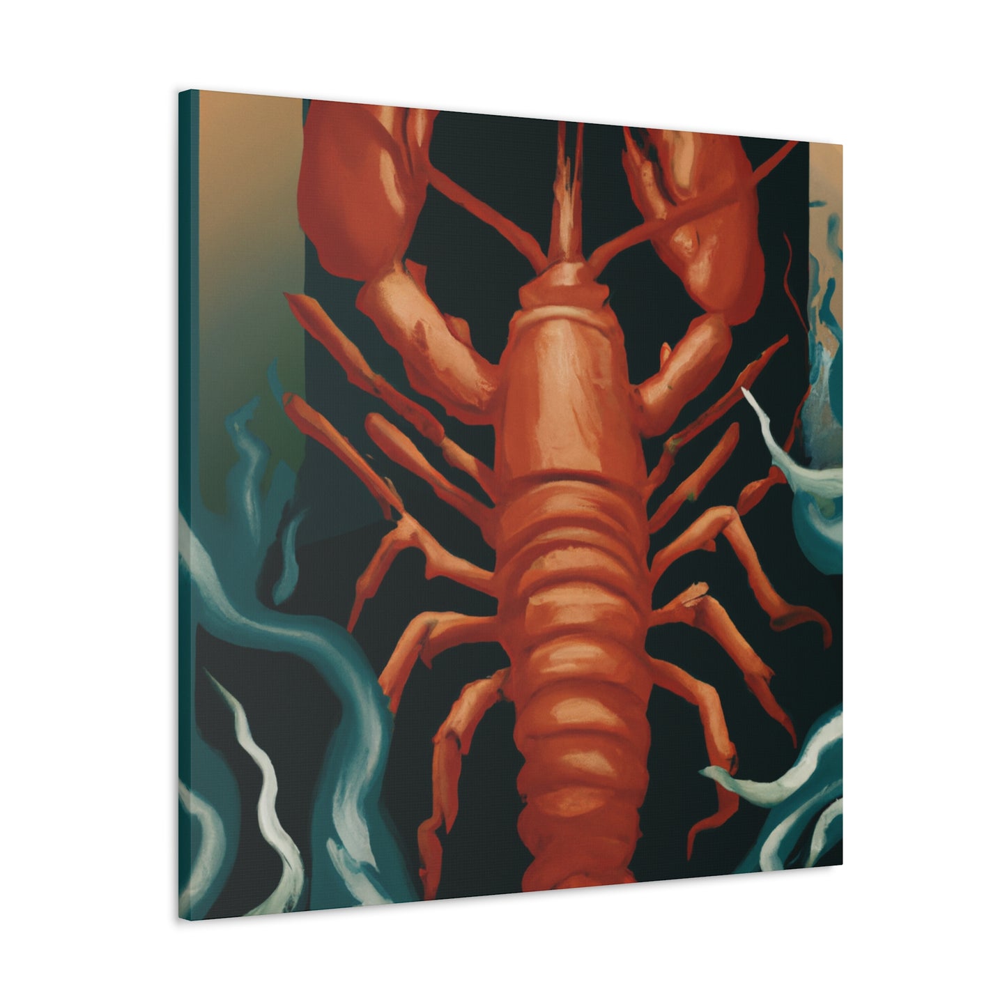 "Lobster in Moonlight" - Canvas