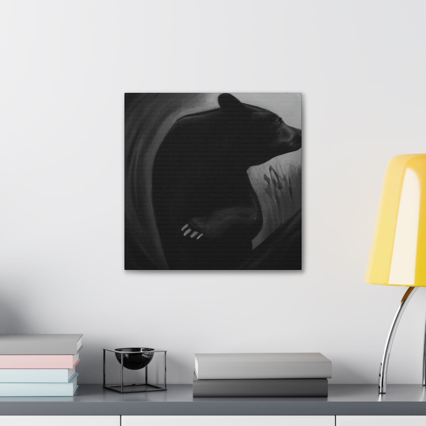 "Asiatic Black Bear Dreaming" - Canvas