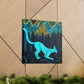 Cougar in Motion Art - Canvas