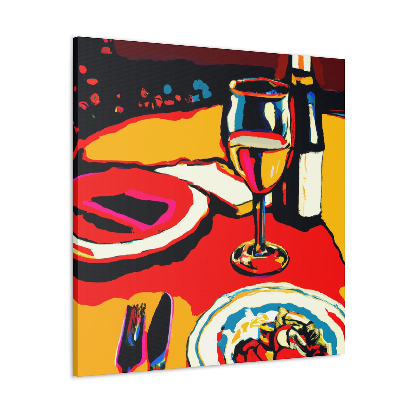 "Dining In Splendor." - Canvas