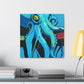 Octopus in Monochrome - Canvas