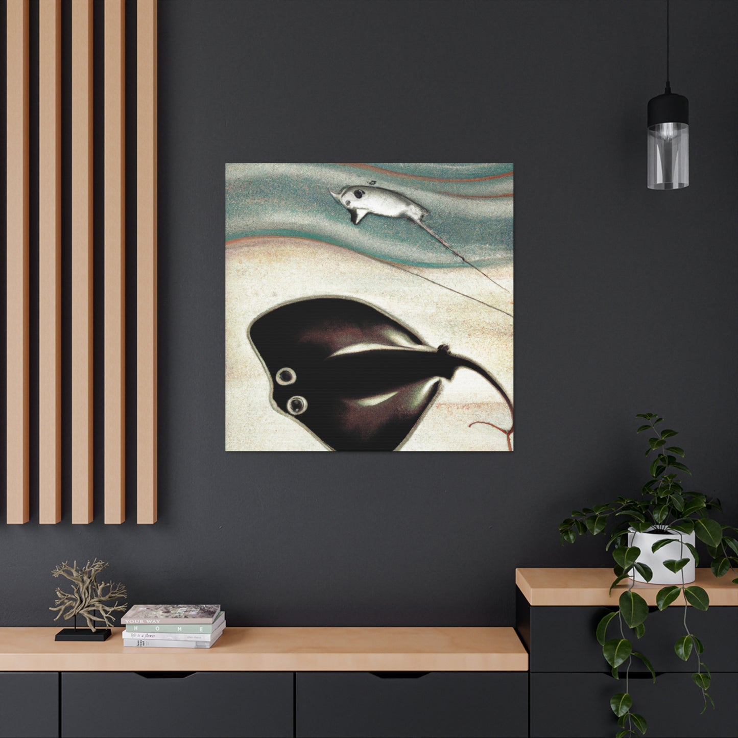 "Stingray in Surrealism" - Canvas