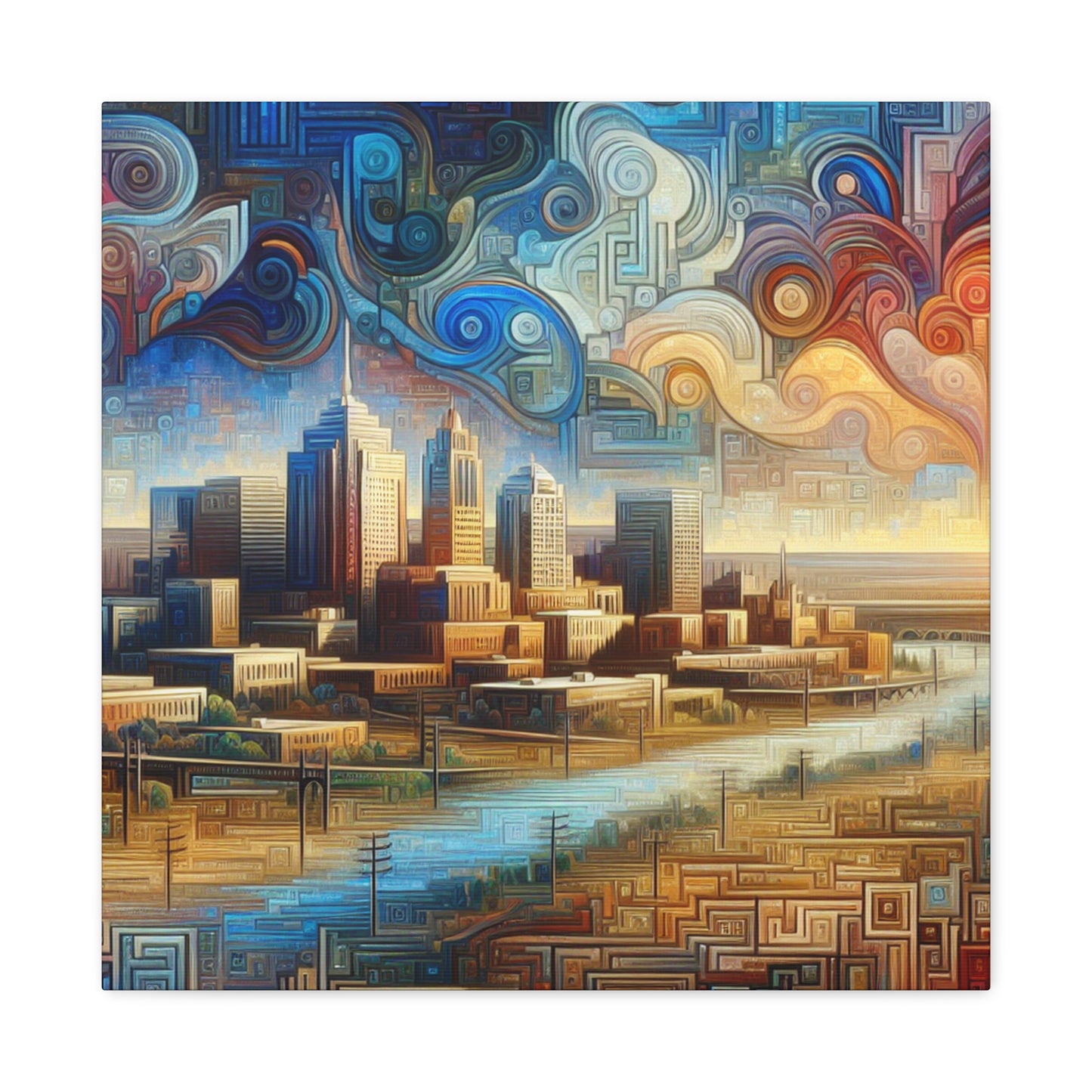 "Desert Mirage Dreams" - Canvas