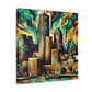 "Urban Hues Unleashed" - Canvas