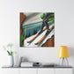 Skiing the White slopes - Canvas