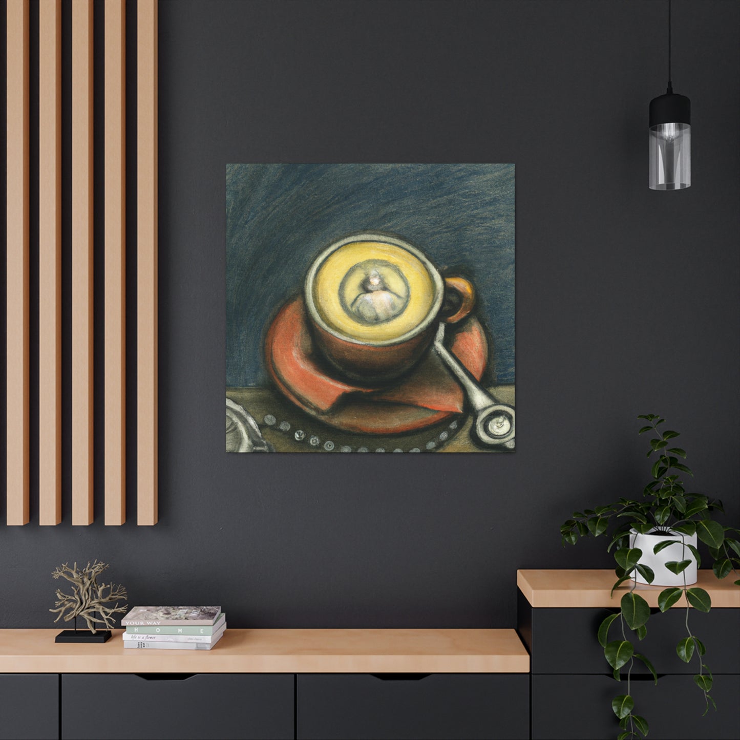 Cappuchino in Steampunk - Canvas