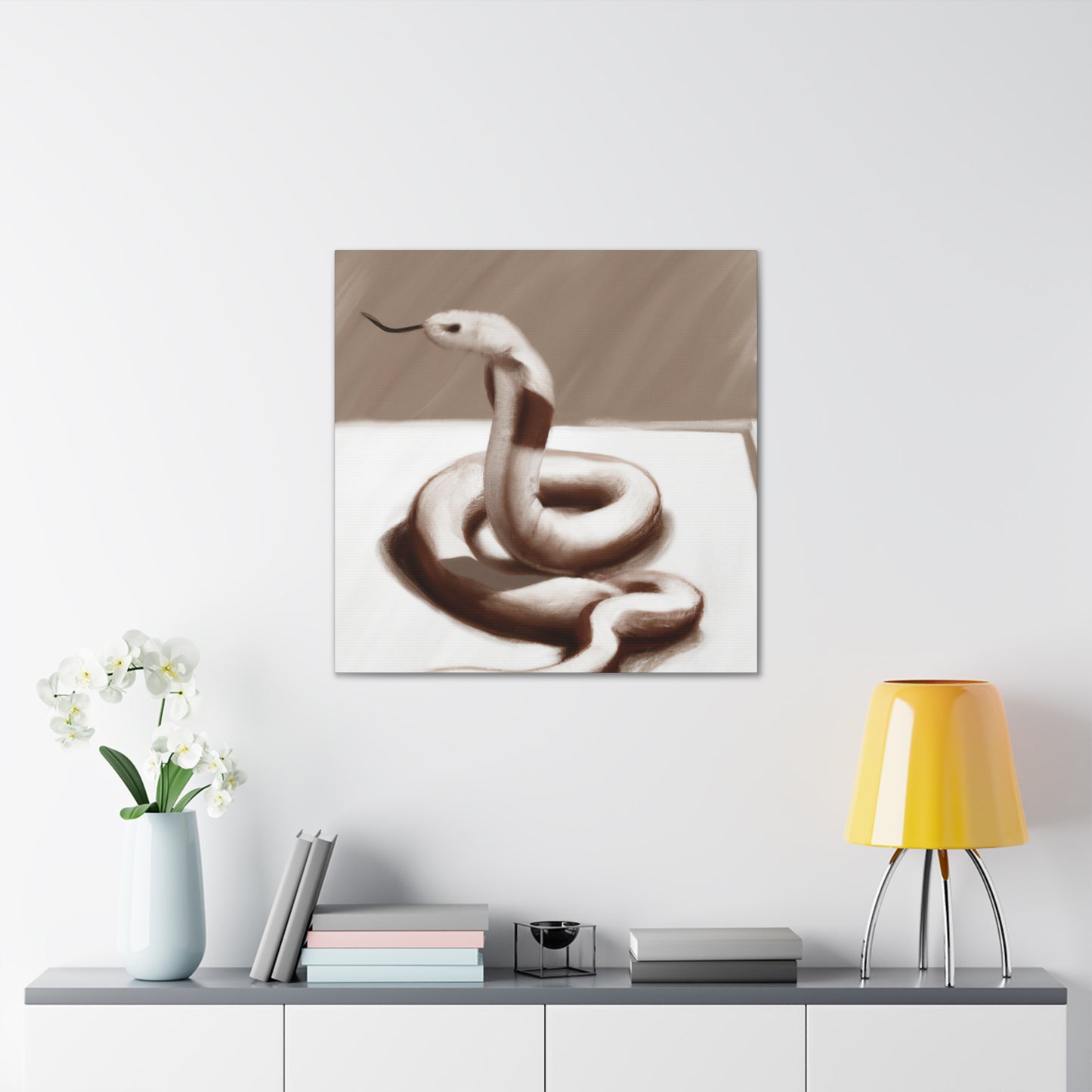 Corn Snake Surrealism - Canvas