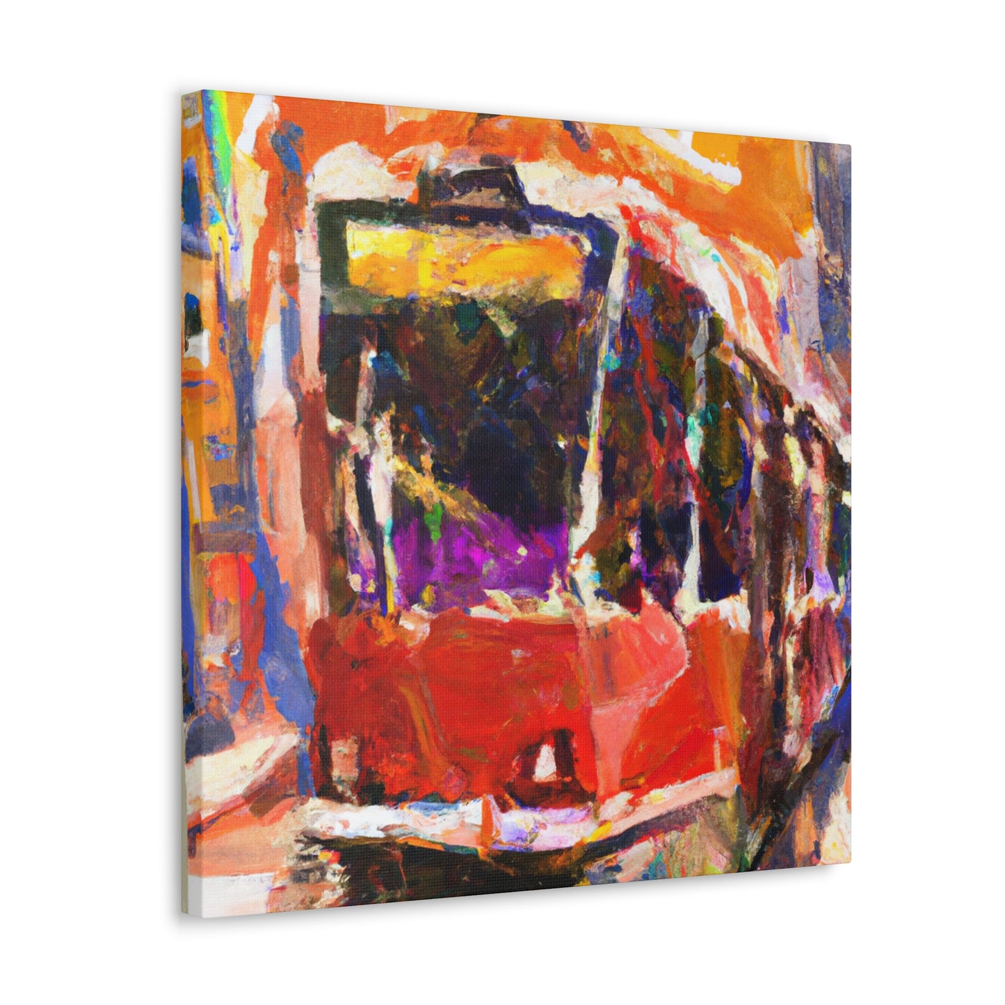 "Tram Ride to Freedom" - Canvas