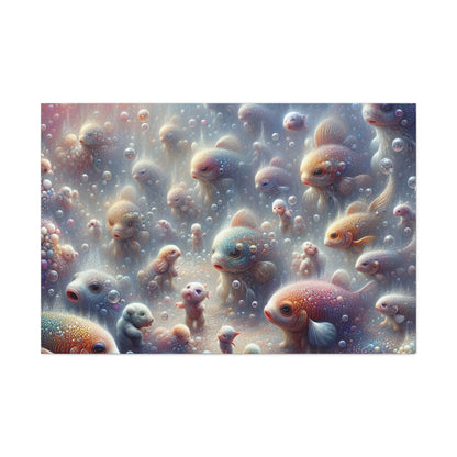 Aquatic Harmony Revolutionized - Canvas