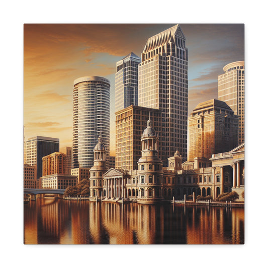 "Sunlit Serenity: Tampa's Splendor" - Canvas